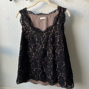 Black Lace Tank top